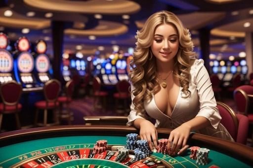 Tampilan permainan slot Lucky Neko dengan simbol kucing beruntung dan latar belakang budaya Asia